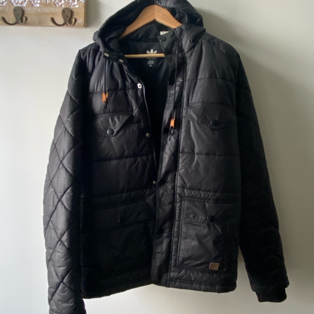 Adidas mens puffa jacket